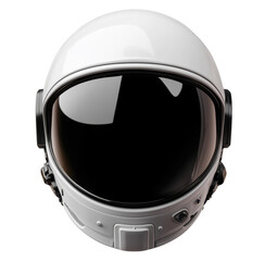Fototapeta premium Astronaut helmet isolated on transparent background futuristic space exploration design illustration