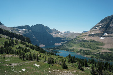 Glacier National Park Logan Pass swiss alpine 