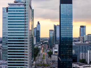 Warszawa. Panorama miasta © hunter76