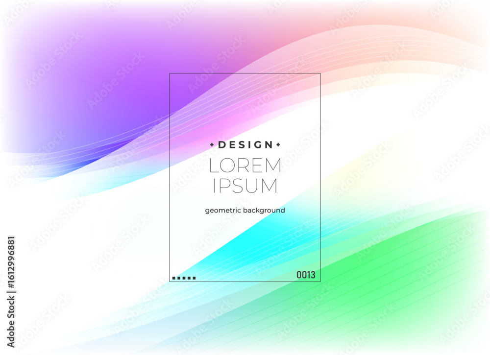 Aufkleber flat vector. minimal geometric background. dynamic shapes composition. eps10 vector.