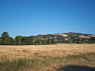 Sulla collina l'antico borgo di San Vito Sul Cesano