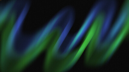 Sweeps of lime green and dark blue light move diagonally across a dark background. A modern aesthetic design often associated with technology and cyberspace.