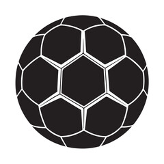 Obraz premium Minimal Football Silhouette