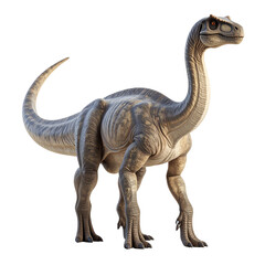 Dinosaur: A photorealistic depiction of a majestic dinosaur, captured in exquisite detail, showcasing its prehistoric form against a simple backdrop.