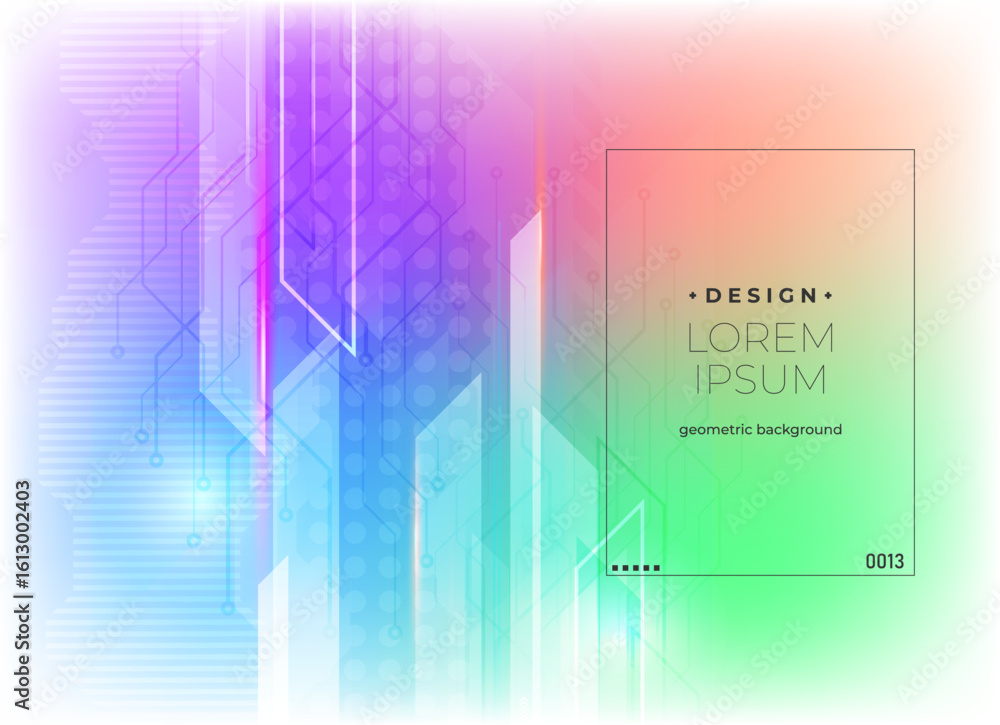 Aufkleber flat vector. minimal geometric background. dynamic shapes composition. eps10 vector.