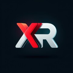Creative representation of XR in modern digital design with vibrant colors and sleek typography