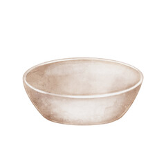 Bowl ceramic watercolor
