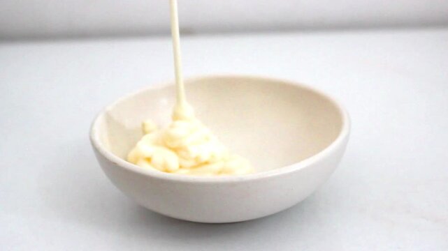 Tomato ketchup and Mayonnaise in white background