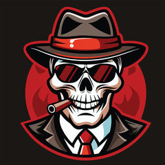 design logo icon vector illustration gangster