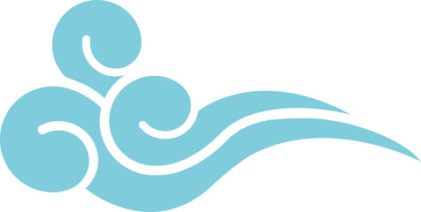 Obraz premium 구름 도형 일러스트