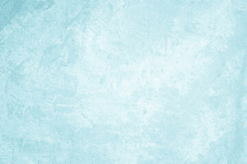 Blue concrete stone texture for background in summer wallpaper. Concrete abstract wall of light cyan color, cement texture mint green for design.