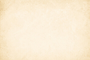 Colour old concrete wall texture background. Close up retro plain cream color cement wall background texture. Design paper vintage parchment element.