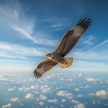 eagle in flight