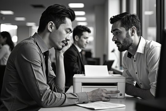 Documenting the Daily Struggles of Employees Dealing with Printer Toner Problems in the Workplace