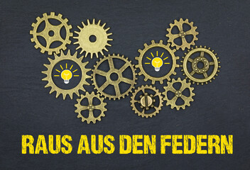 Raus aus den Federn