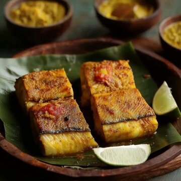 kancha ilish paturi indian cuisine video