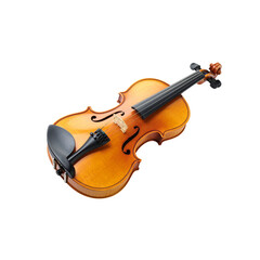 Fototapeta premium a violin musical instrument isolated over white background