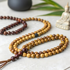 prayer beads forming the shape of an infinity sym