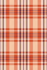 Elegant peach and burnt orange plaid pattern.  Perfect for textile designs, website backgrounds, or autumnal themed projects.