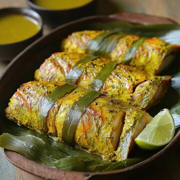 kancha ilish paturi indian cuisine video	
