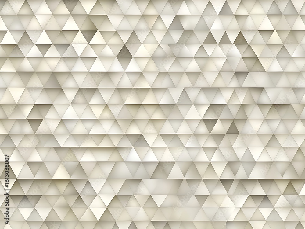 Poster neutral geometric background with 3d triangle pattern for modern designs
