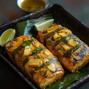 kancha ilish paturi indian cuisine video