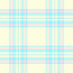 Sweet pastel plaid pattern in soft pink, light blue, and cream.  Perfect for textile designs, backgrounds, or wrapping paper. This cheerful, delicate texture evokes feelings of gentleness and joy.