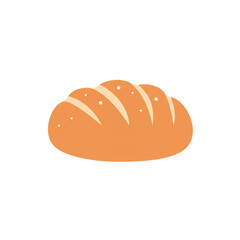 Oktoberfest bread roll icon transparent background