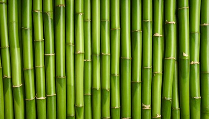 Close-up of vibrant green bamboo stalks (1)