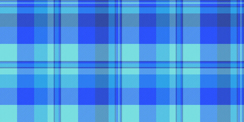 Vibrant blue and turquoise plaid pattern. Perfect for textile design, fashion, website backgrounds, or any project needing a fresh, summery feel.