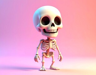 Cartoon Halloween Skeleton