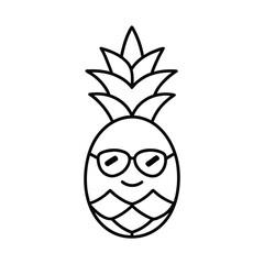 pineapple cartoon illustration