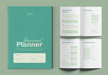 Productivity Daily Planner Template Minimal Layout