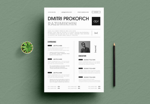 Resume CV Template