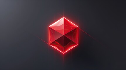 Fototapeta premium Energy Crystal: Geometry of Power