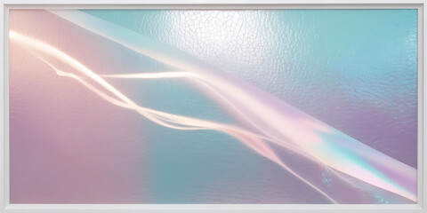 Obraz premium Flowing Intertwined Ribbons in Soft Pastel Tones