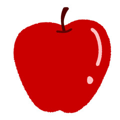 red apple vector illustration