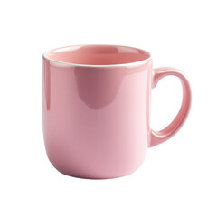 Matte pastel pink coffee mug
