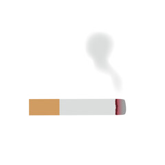 Simple icons, indicating smoking or non-smoking