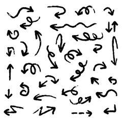 arrows set pen effect