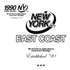 Typographic city slogan design with y2k items