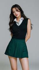 美女, 女性, 美しい, 顔, モデル, 日本, 韓国, 中国, アジア, カフェ, ファッション