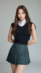 美女, 女性, 美しい, 顔, モデル, 日本, 韓国, 中国, アジア, カフェ, ファッション