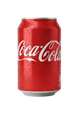 coca cola can isolated on white png