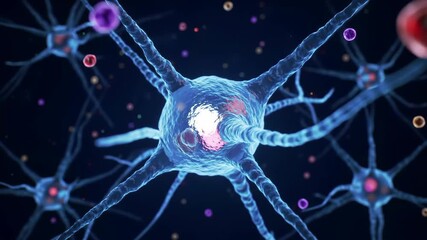 Electrified neurons pulsing in a deep bioluminescent network - Powered by Adobe