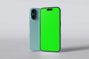 Phone Screen White Background For Mockup Template