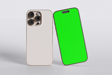 Phone Screen White Background For Mockup Template
