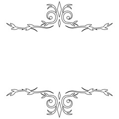 クラシックな装飾フレーム