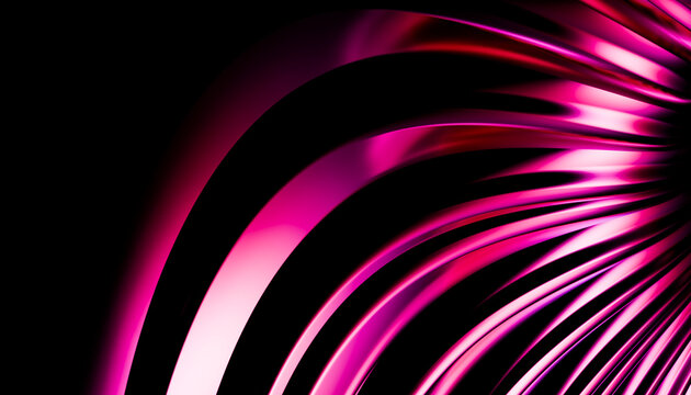 Abstract pink ripple render with concentric wave patterns