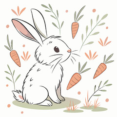 rabbit and carrot